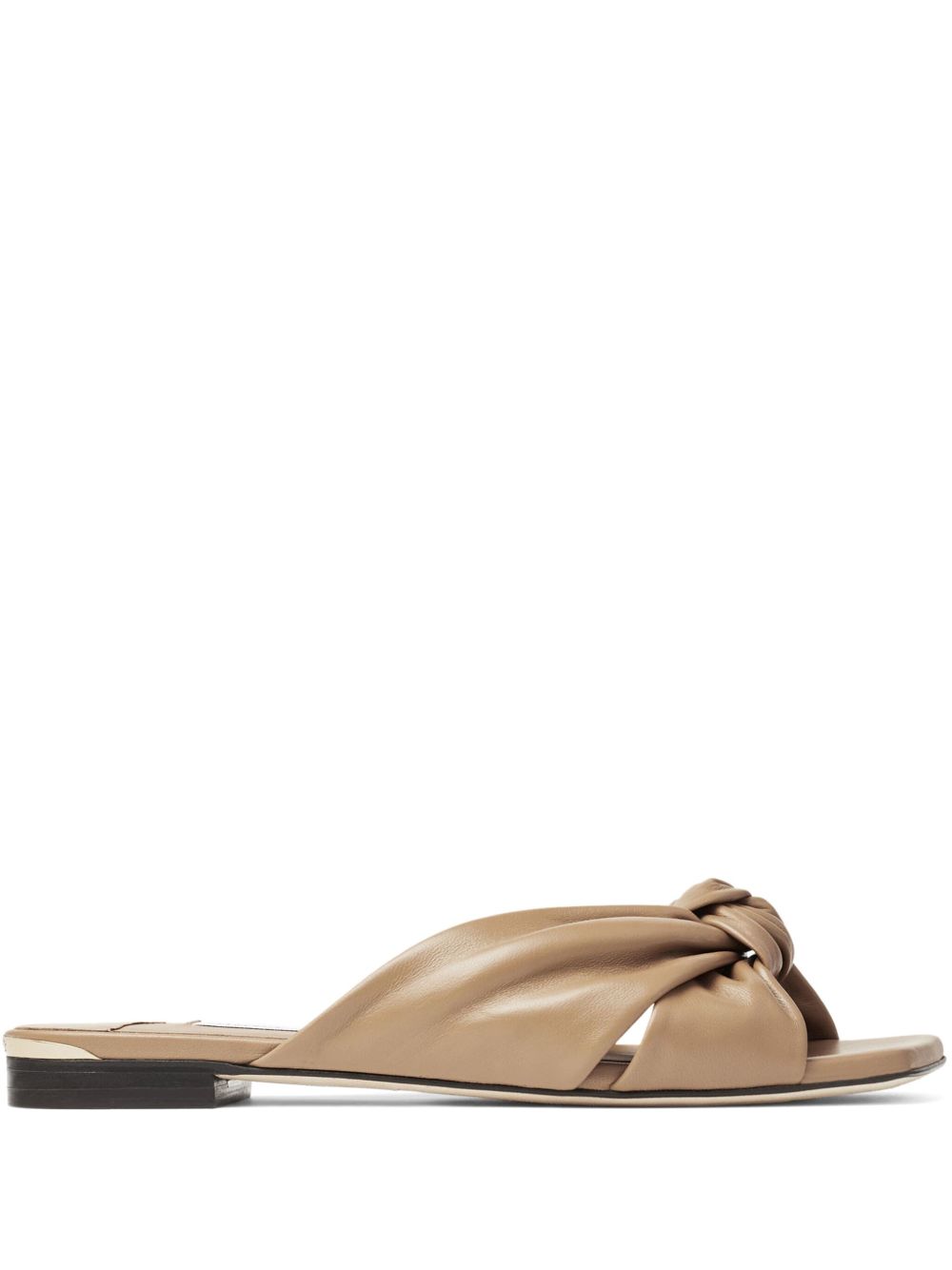 Jimmy Choo Avenue 皮质凉鞋 - 中性色