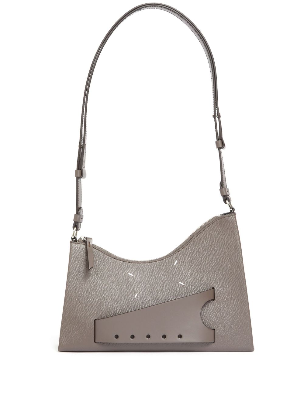Maison Margiela Snatched Hobo 皮质单肩包 - 灰色