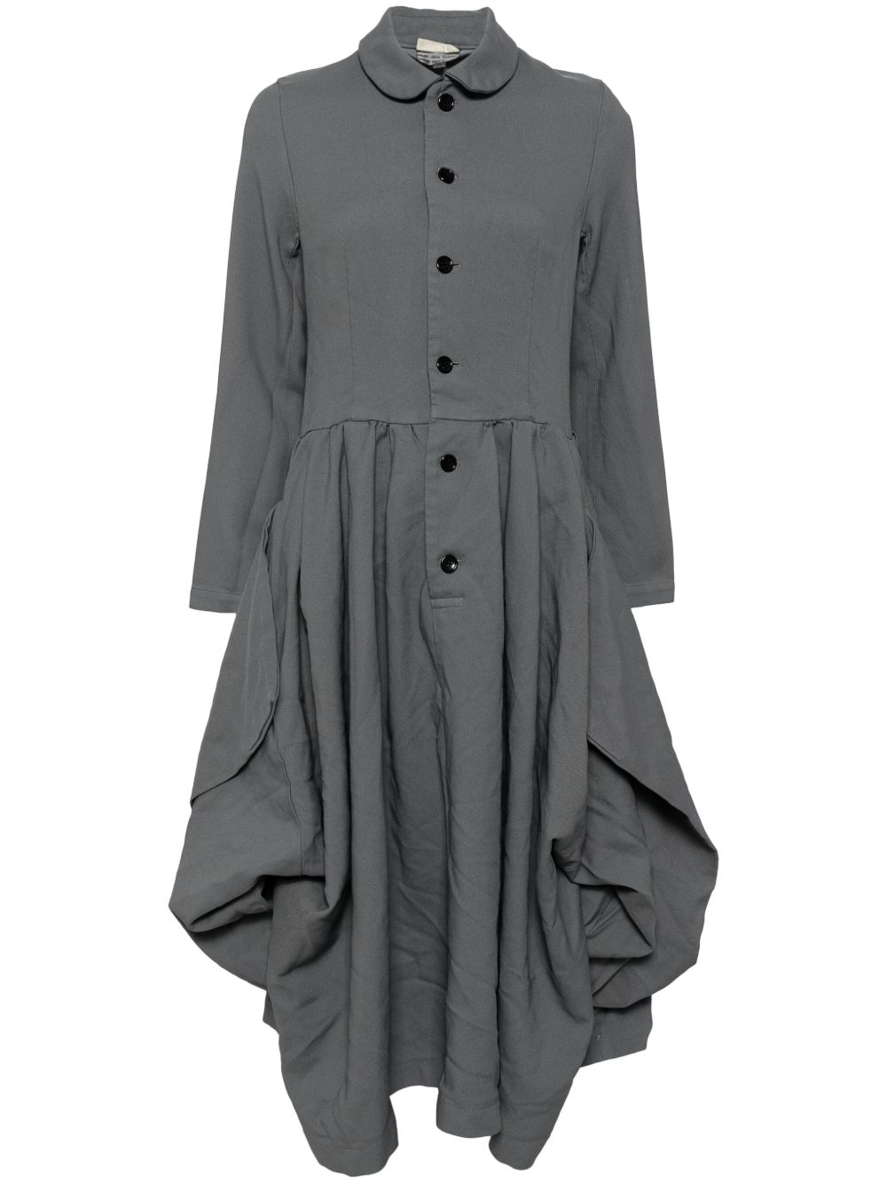 Comme Des Garçons Comme Des Garçons 排扣连衣裙 - 绿色