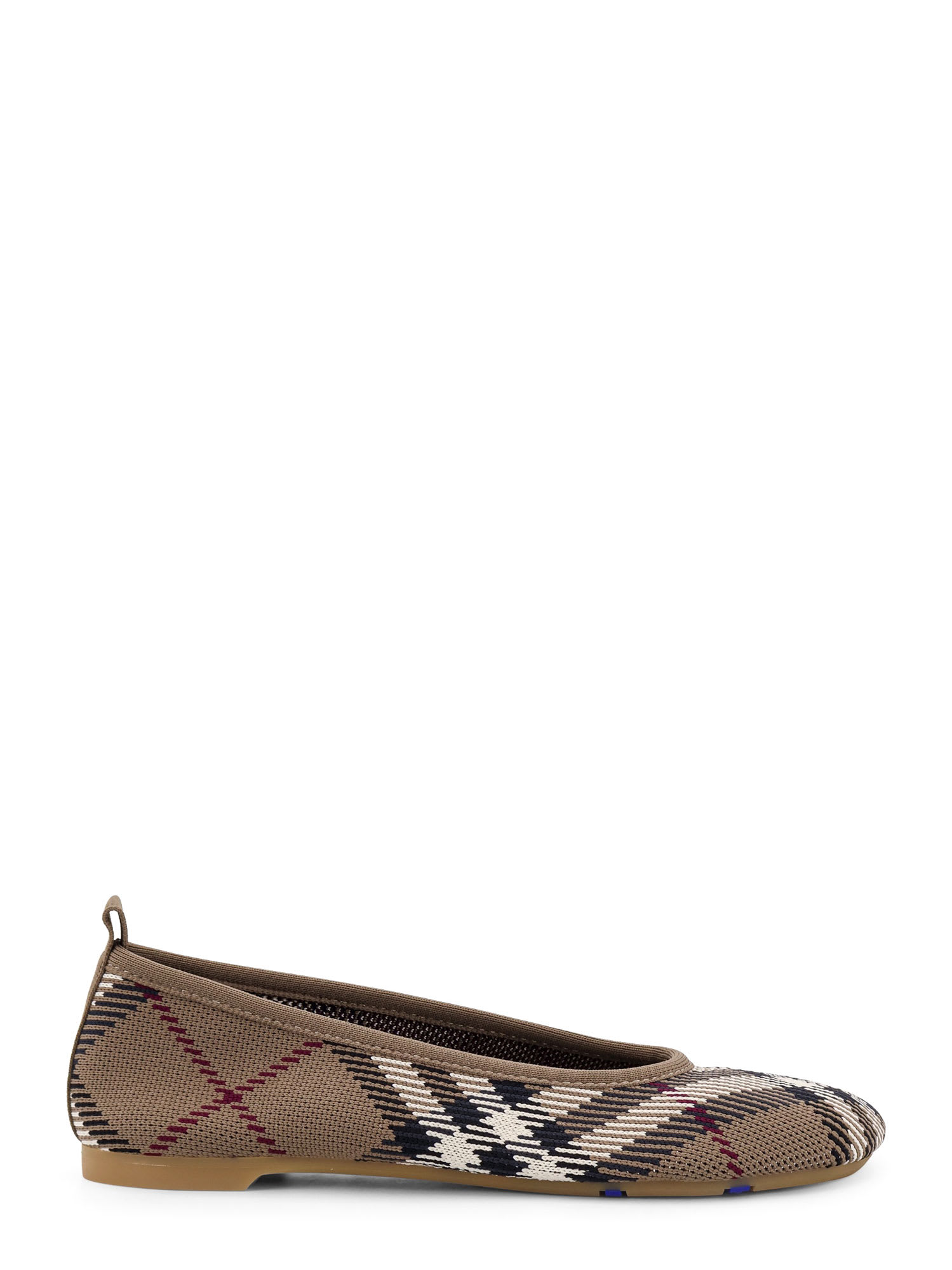 Burberry Embroidered Canvas Ballerinas