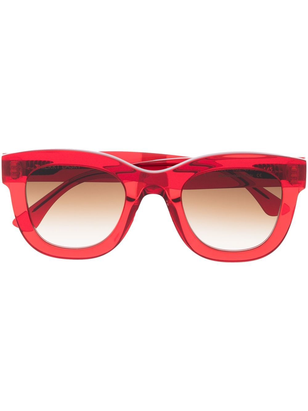 Thierry Lasry Gambly 方框太阳眼镜 - 红色