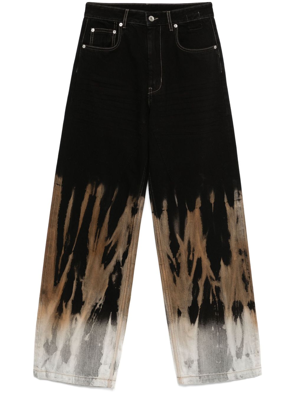 Rick Owens DRKSHDW Geth 牛仔裤 - 黑色
