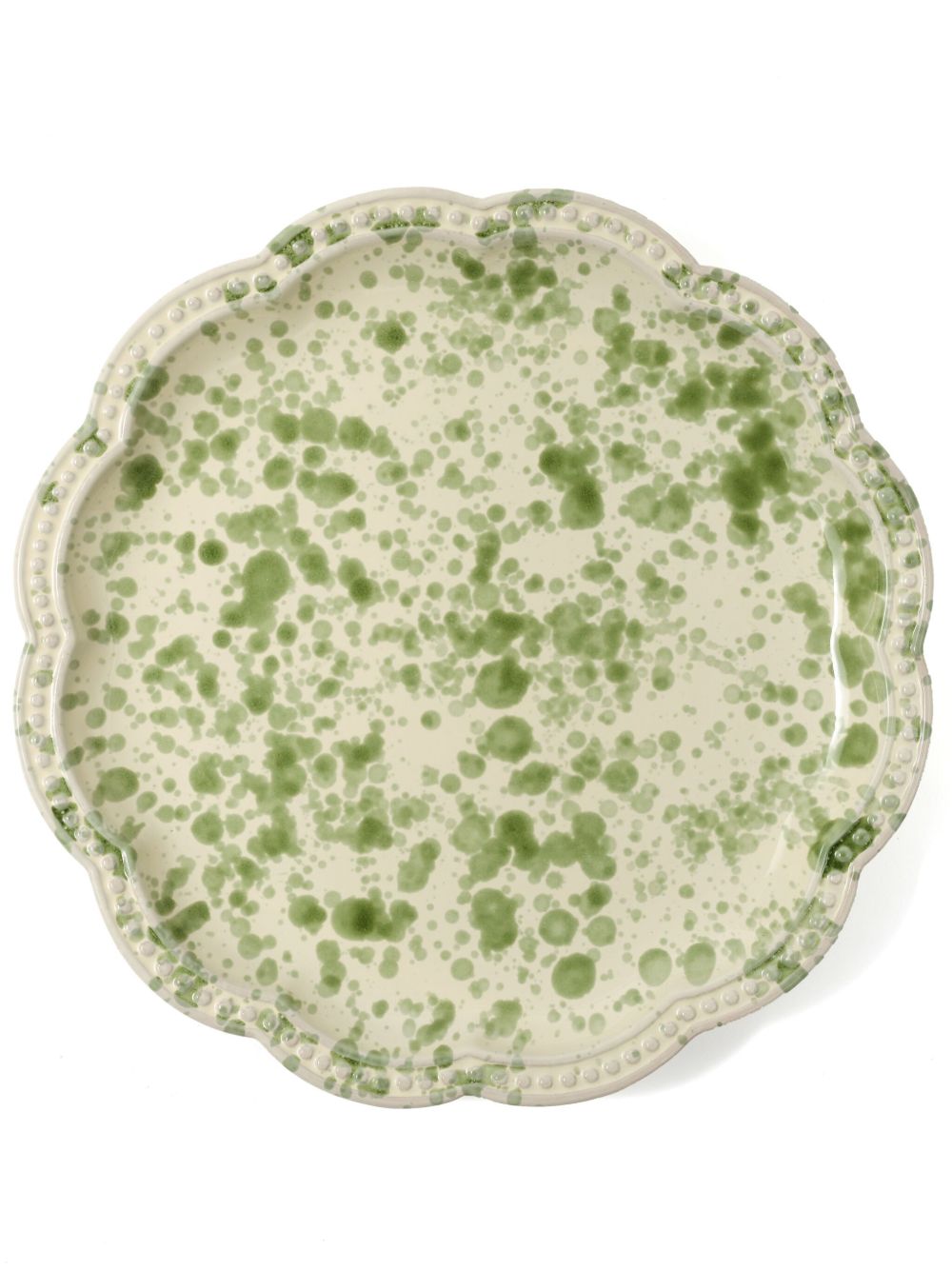 Cabana speckled ceramic dinner plate (27cm) - 绿色