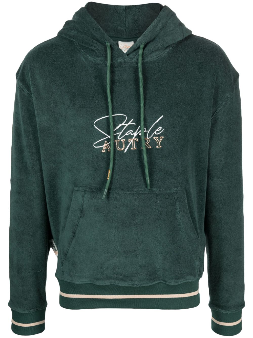 Autry x Jeff Staple logo刺绣连帽衫 - 绿色
