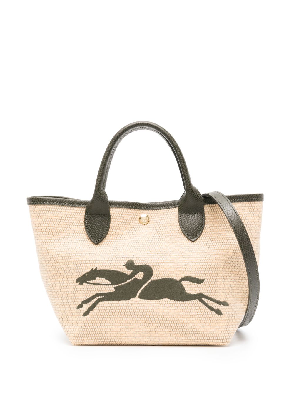 Longchamp Le Panier Pliage 小号手提包 - 褐色