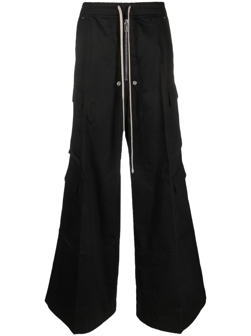 Rick Owens DRKSHDW Cargobelas 抽绳裤腰长裤 - 黑色