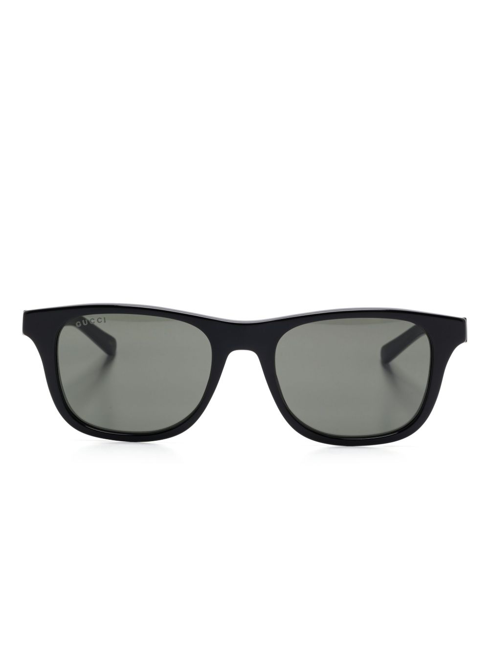 Gucci Eyewear 方框太阳眼镜 - 黑色