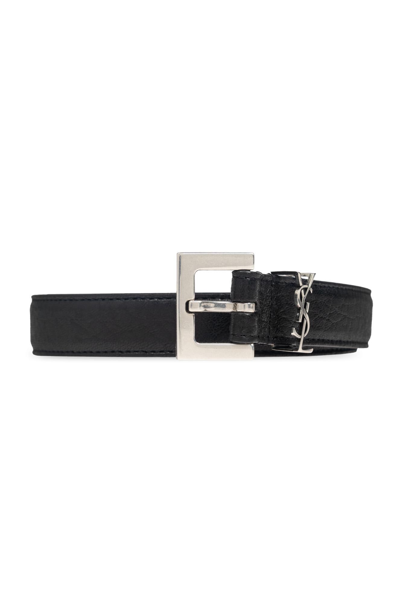 Saint Laurent logo腰带
