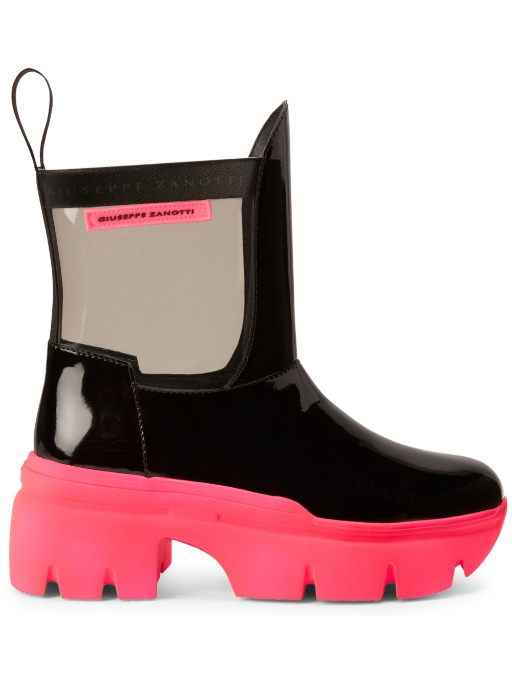 Giuseppe Zanotti Apocalypse Riot 标贴短靴 - 黑色