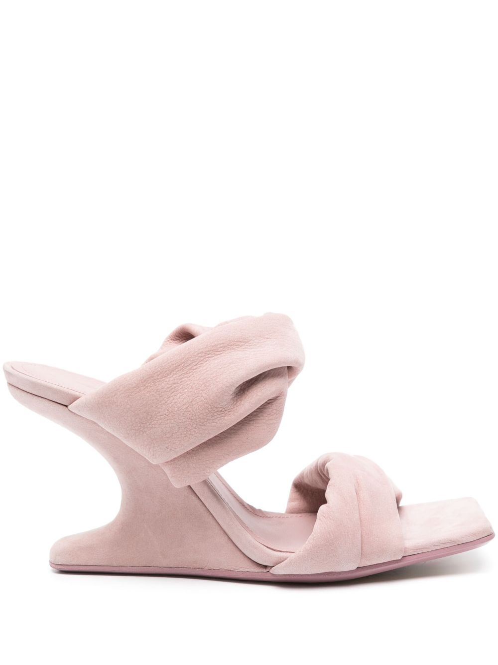 Rick Owens Cantilever 8 牛巴戈高跟穆勒鞋 - 粉色
