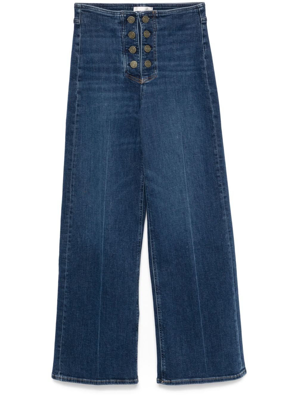 FRAME Le Slim Palazzo Sailor 牛仔裤 - 蓝色