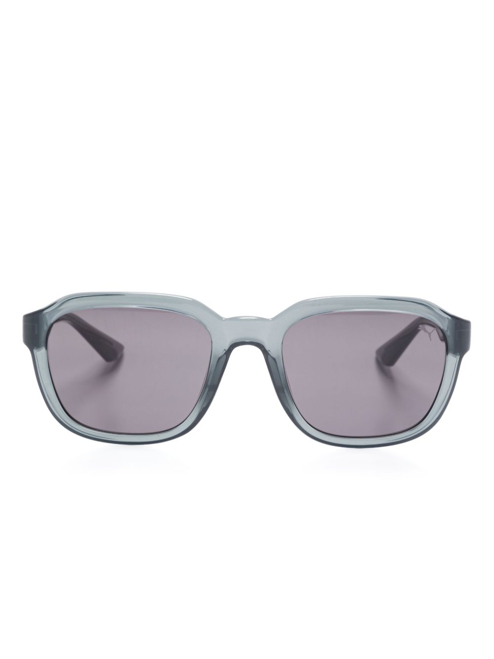 PUMA EYEWEAR 方框太阳眼镜 - 灰色