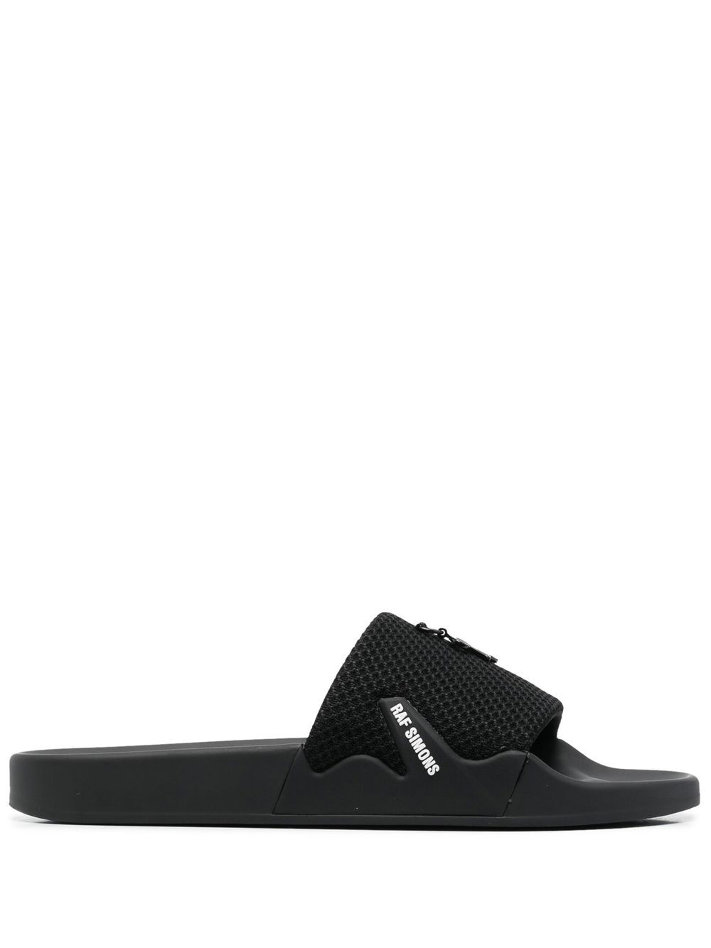 Raf Simons Astra logo拖鞋 - 黑色