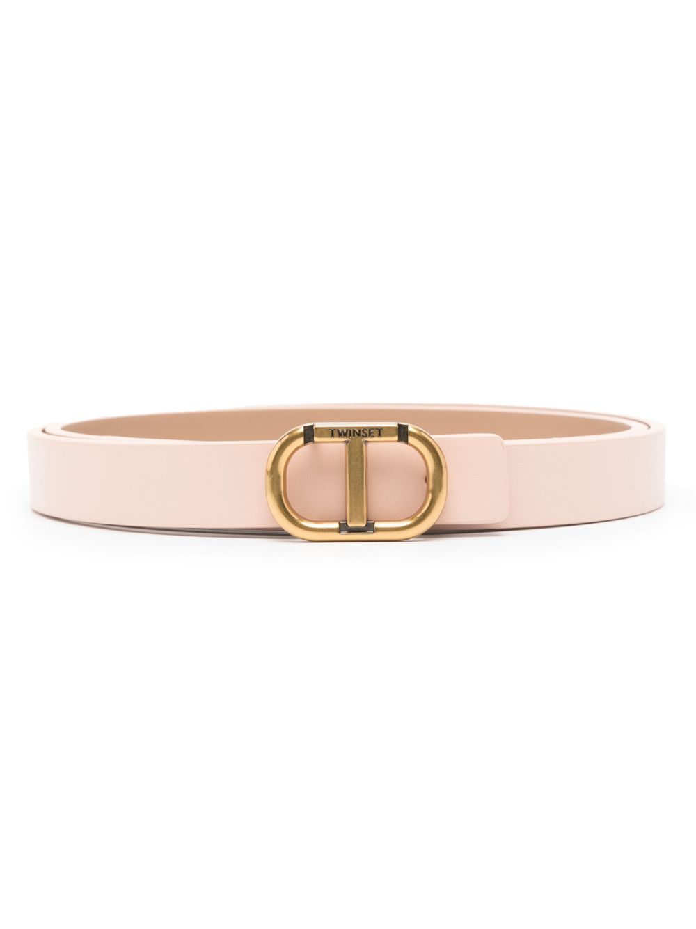 TWINSET Oval T 双面腰带 - 粉色