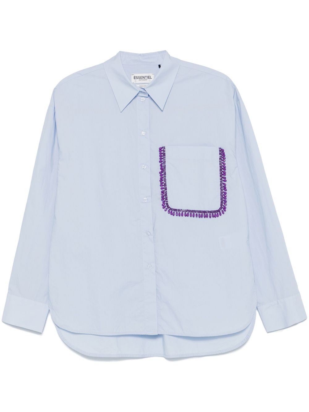 Essentiel Antwerp Get Embellished 衬衫 - 蓝色
