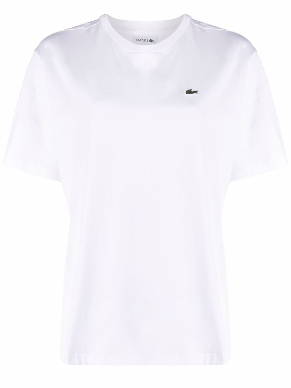 Lacoste 标贴棉T恤 - 白色