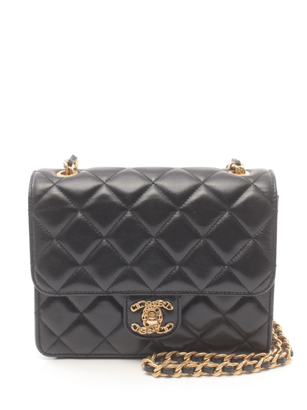 CHANEL Pre-Owned Classic Flap 单肩包（2021年典藏款） - 黑色