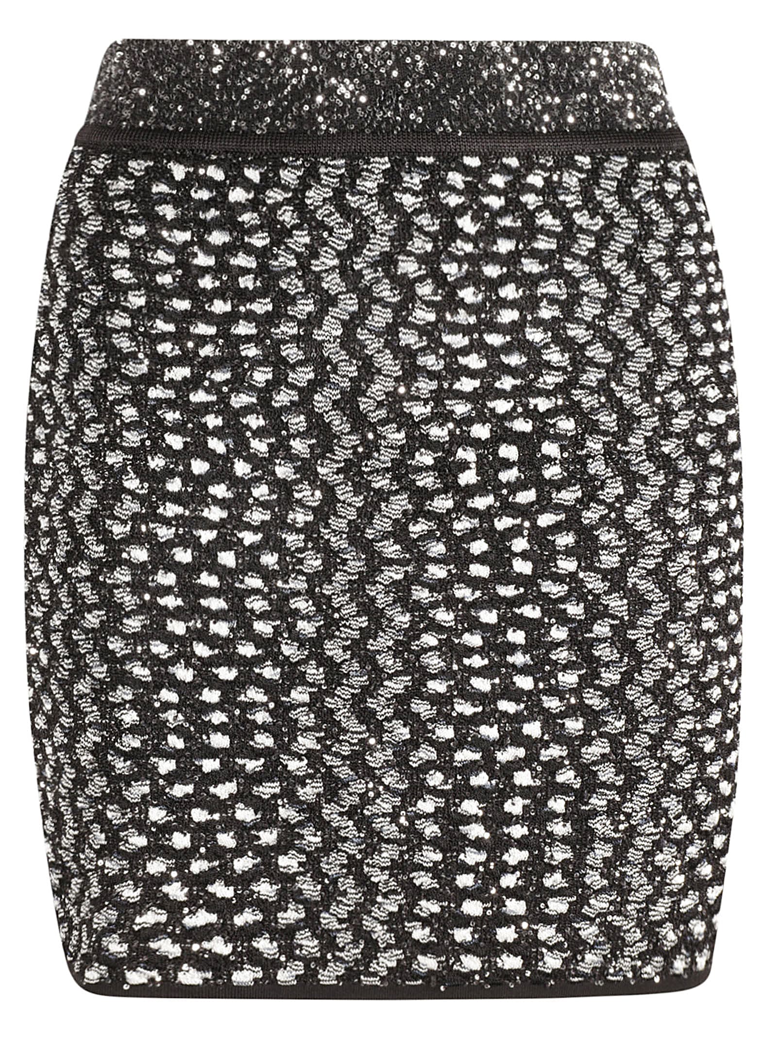 Missoni Flamed Lamé Mini Skirt