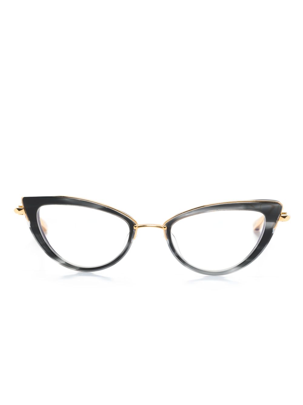 VALENTINO GARAVANI EYEWEAR 猫眼框眼镜 - 黑色