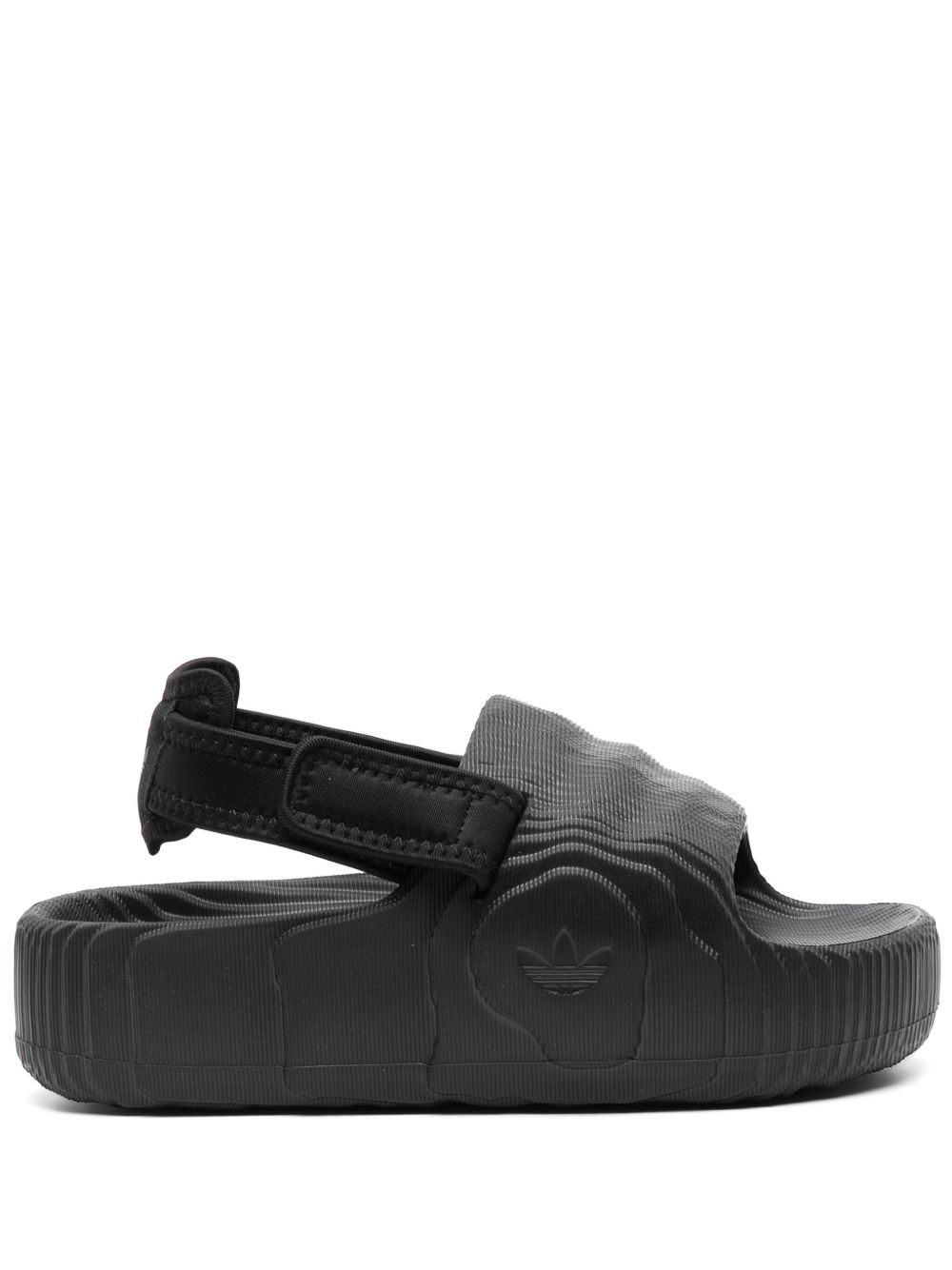 adidas Adilette 22 裹踝拖鞋 - 黑色