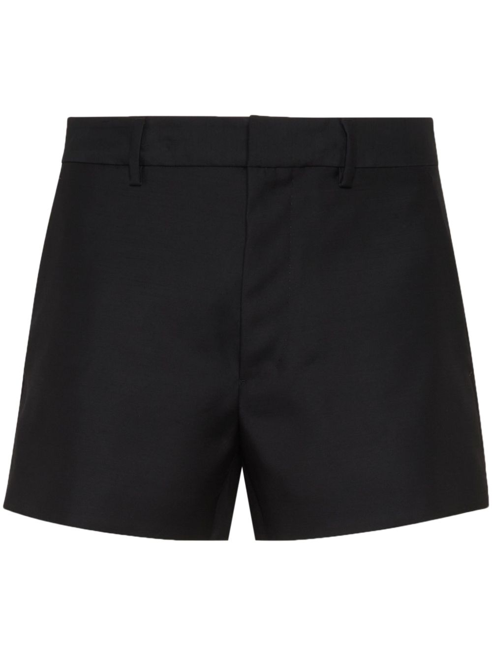 DSQUARED2 logo标牌西装短裤 - 黑色