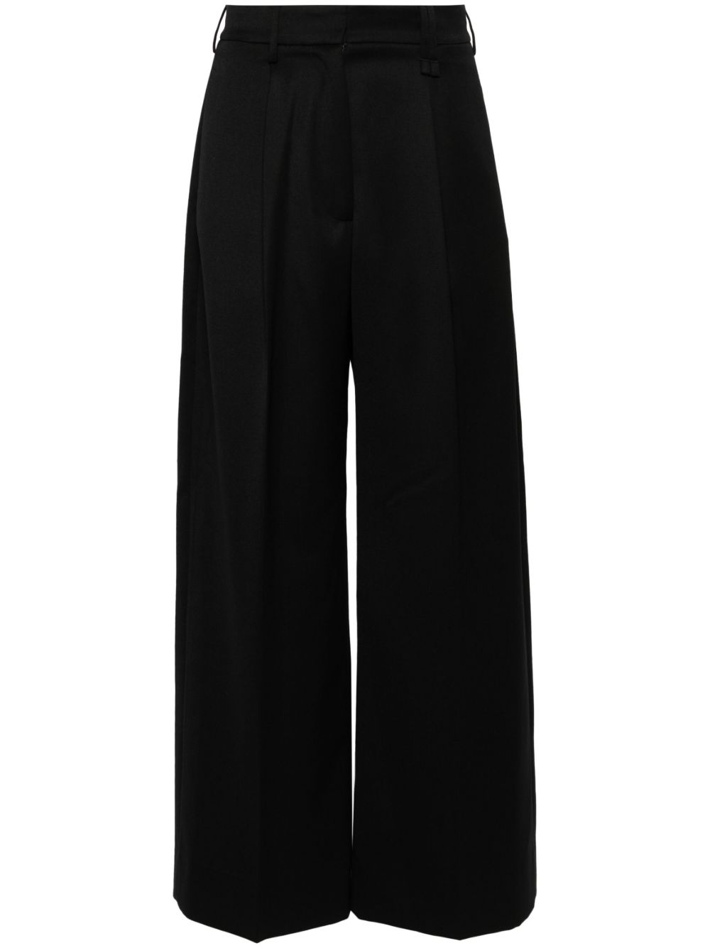 Simone Rocha 纹理帕拉松长裤 - 黑色