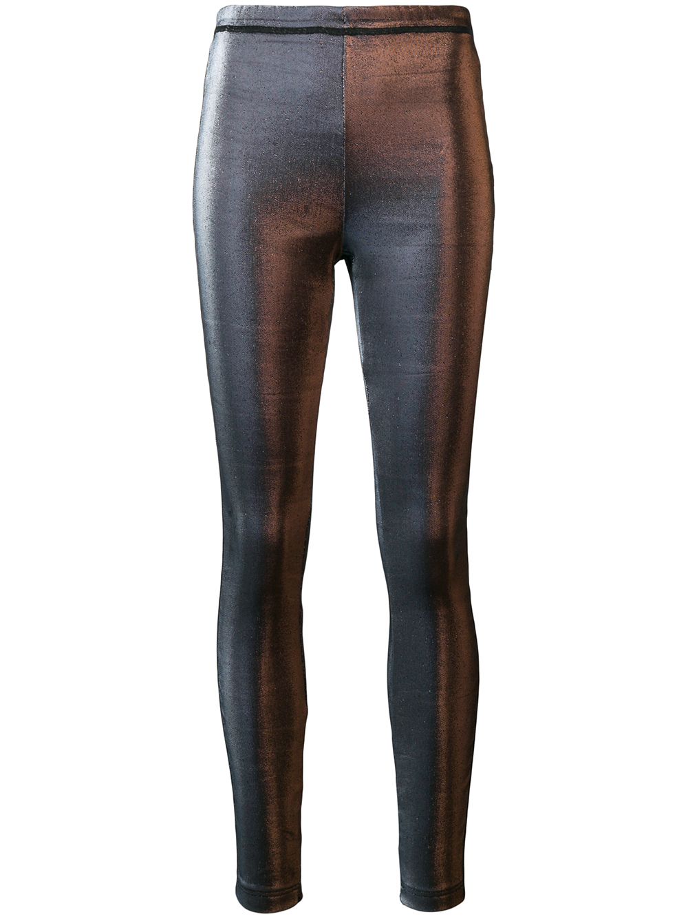 Jean Paul Gaultier Pre-Owned 古着亮面打底裤 - 蓝色