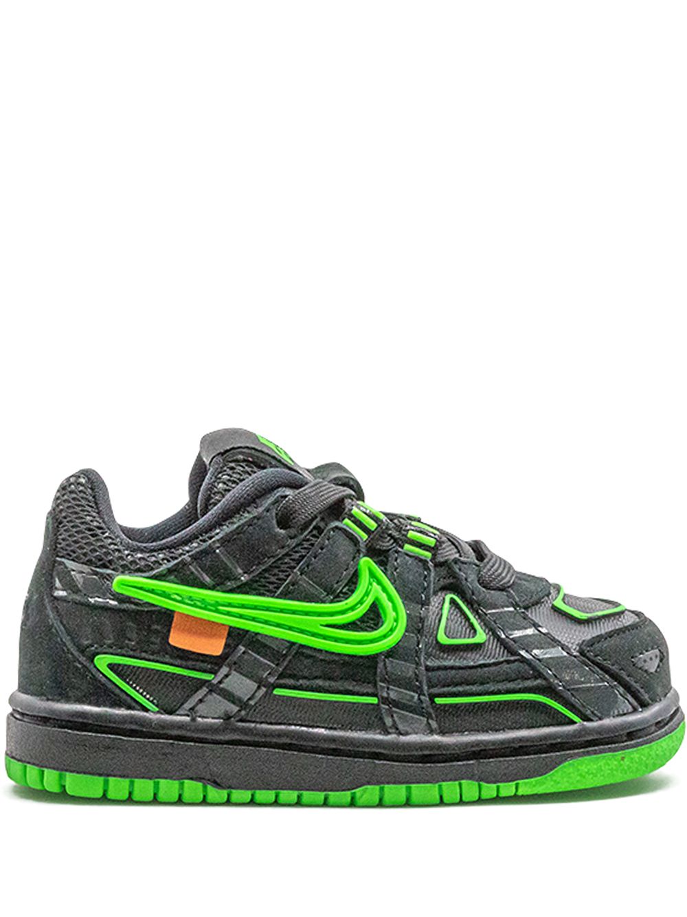 Nike Kids x Off White Dunk 运动鞋 - 黑色