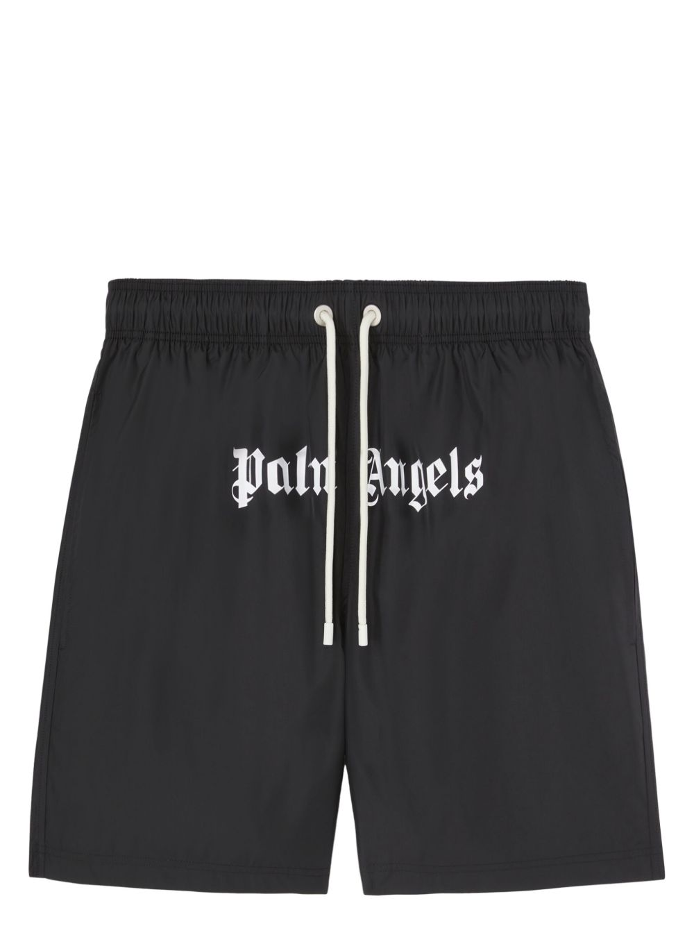 Palm Angels logo印花泳裤 - 黑色