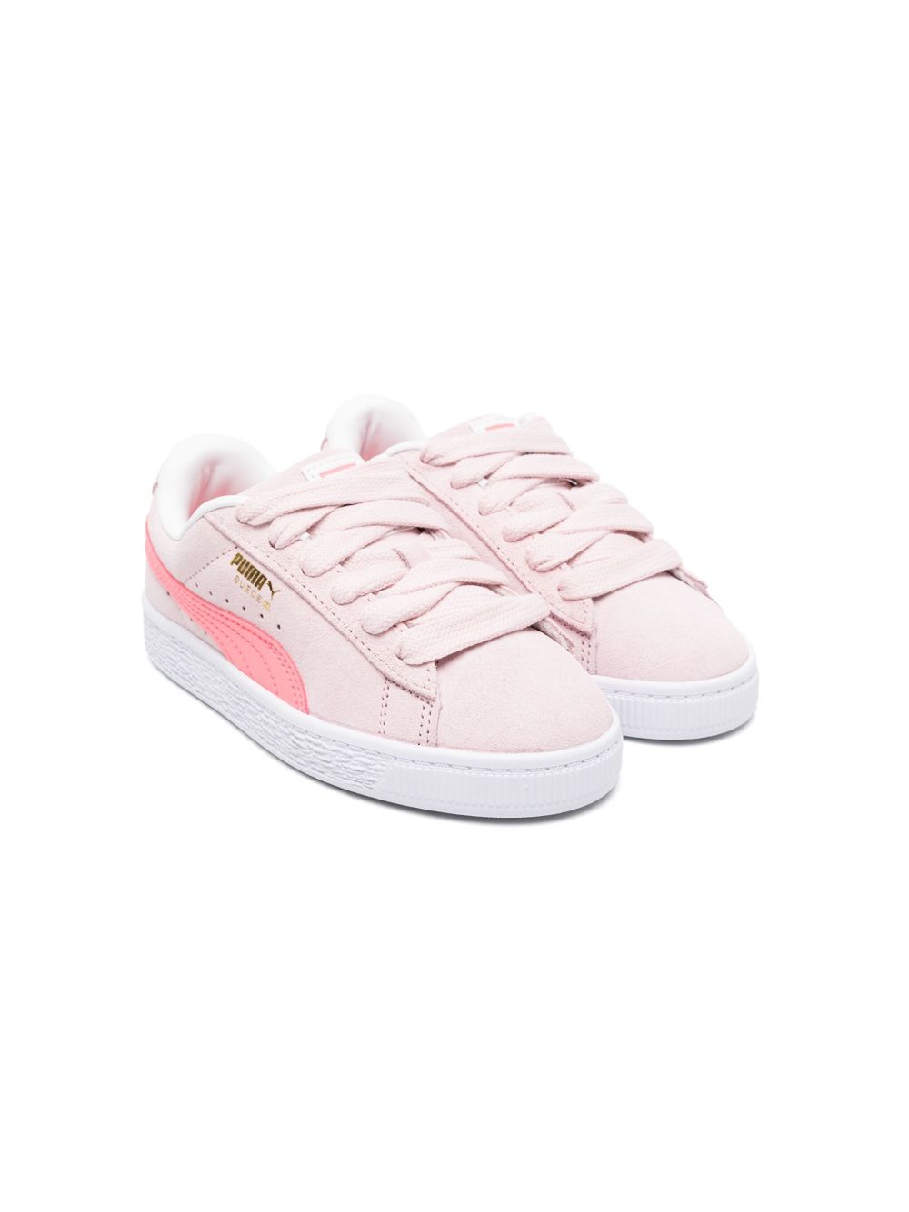 Puma Kids XL 绒面皮运动鞋 - 粉色
