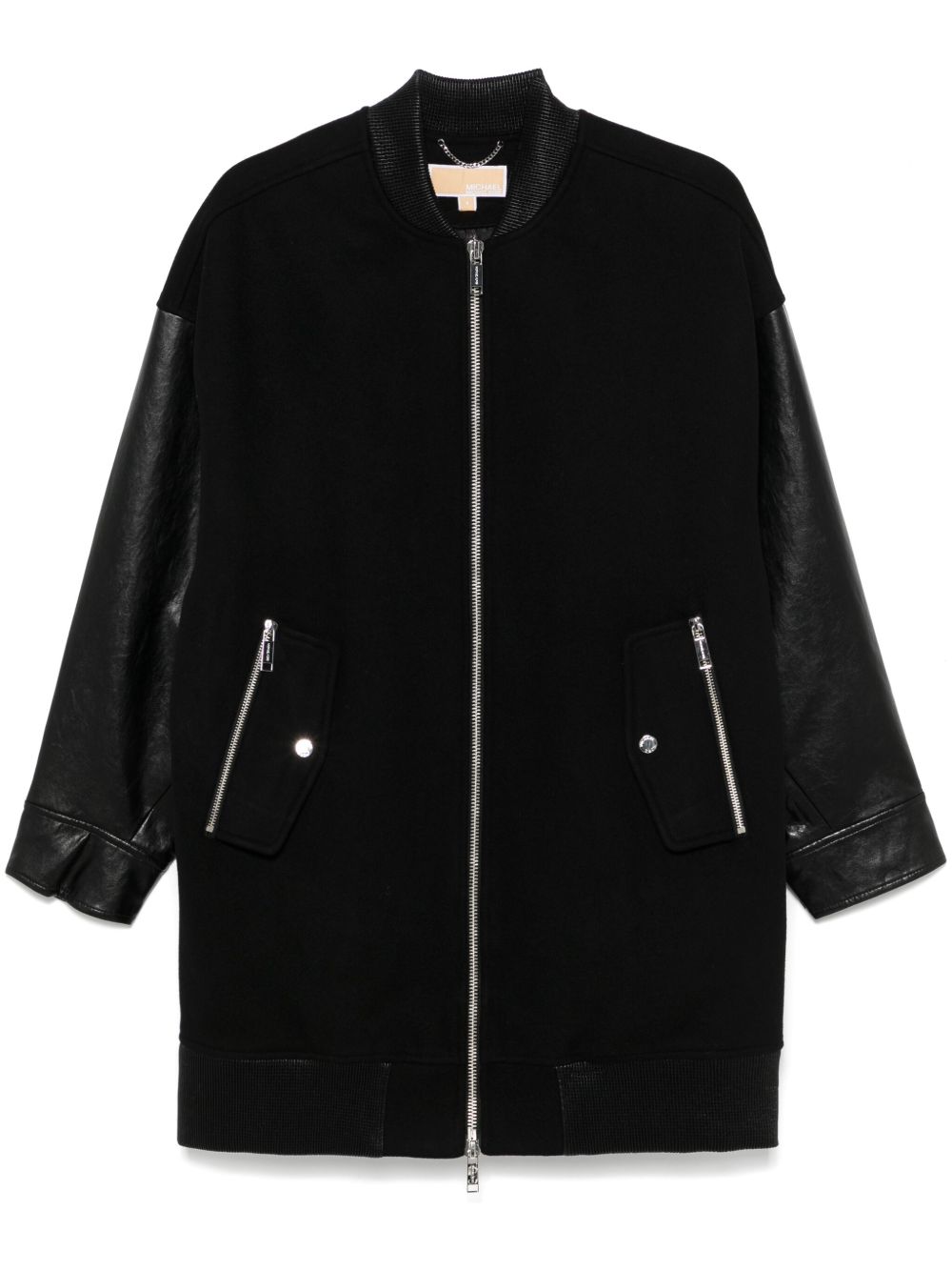 Michael Kors Mixed-Media 外套 - 黑色