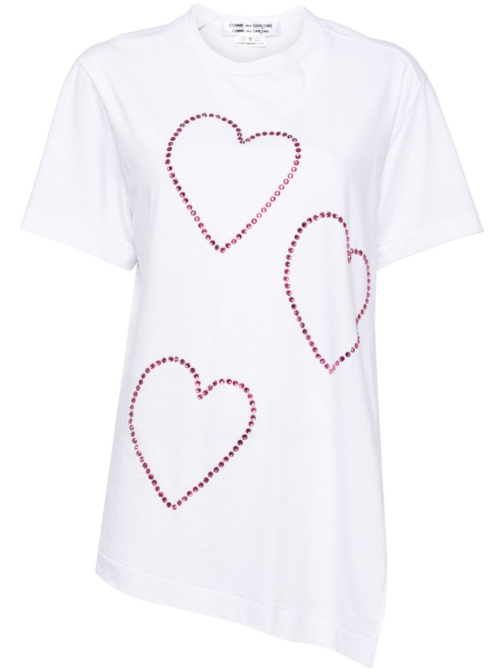 Comme Des Garçons Comme Des Garçons Heart T恤 - 白色
