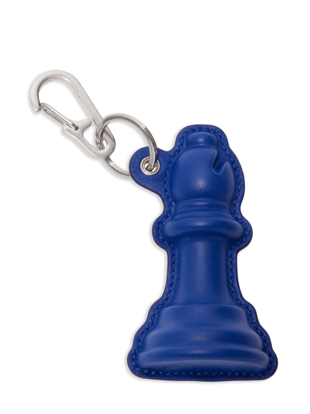Burberry Chess 皮质吊饰 - 蓝色