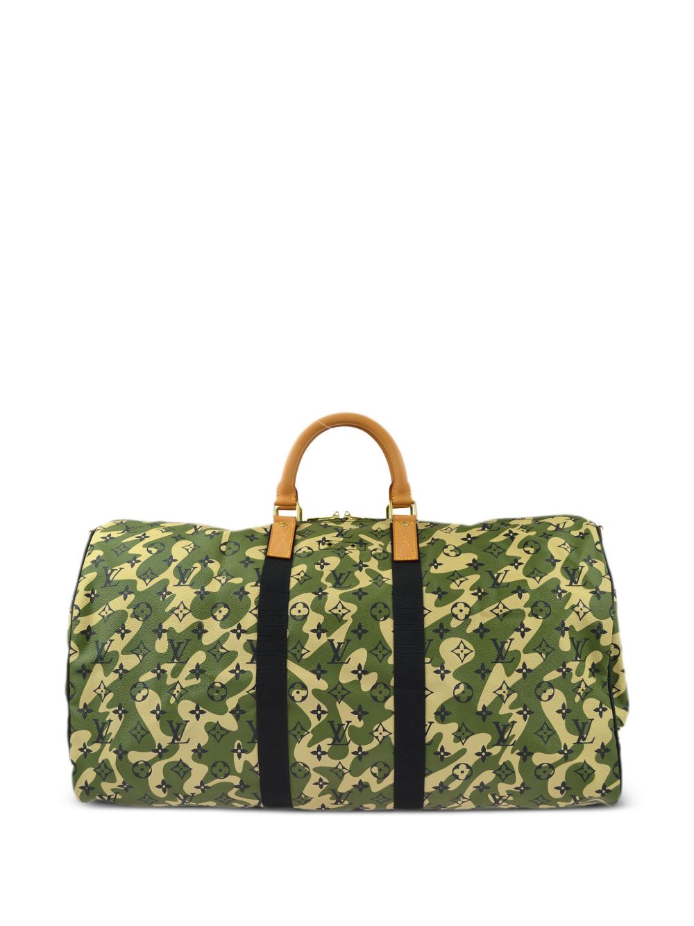 Louis Vuitton Pre-Owned x Takashi Murakami Keepall 55 Bandoulière 旅行包（2008年典藏款） - 绿色