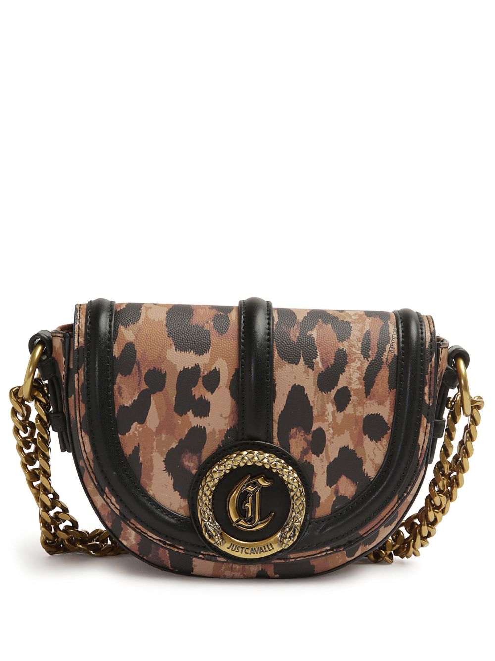 Just Cavalli logo 贴花斜挎包 - 中性色