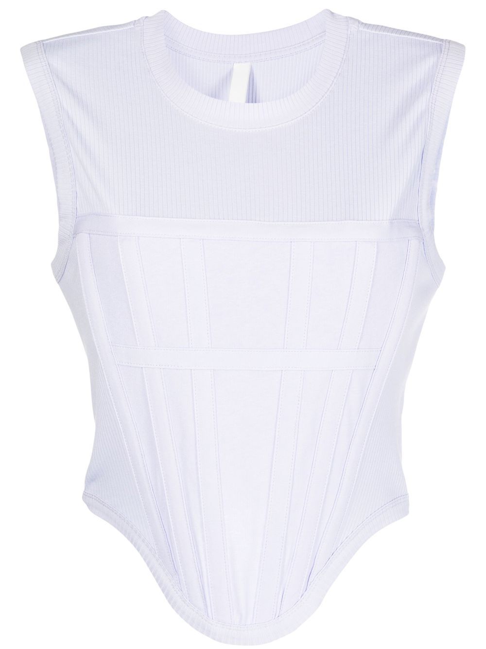 Dion Lee 罗纹紧身胸衣 - 紫色
