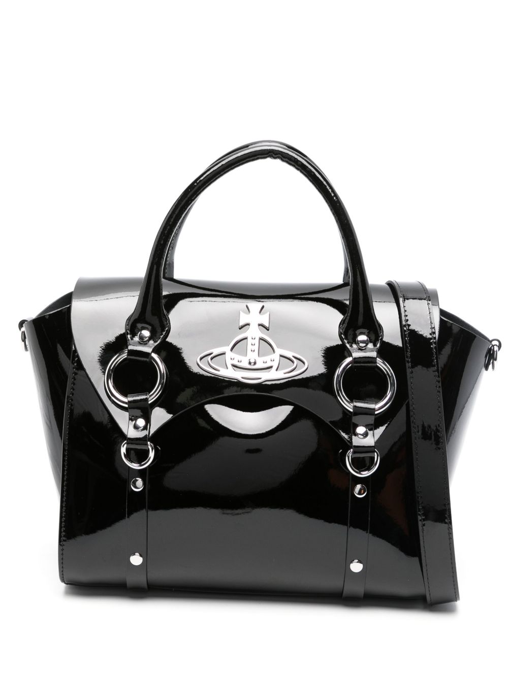 Vivienne Westwood Betty 中号手提包 - 黑色