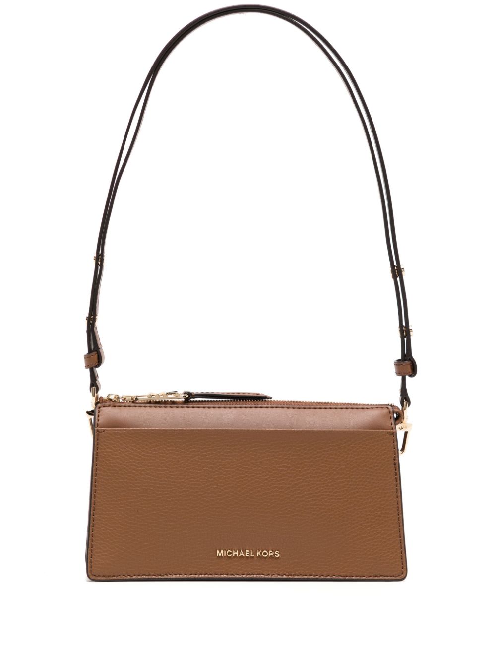 Michael Kors Empire 皮质斜挎包 - 褐色