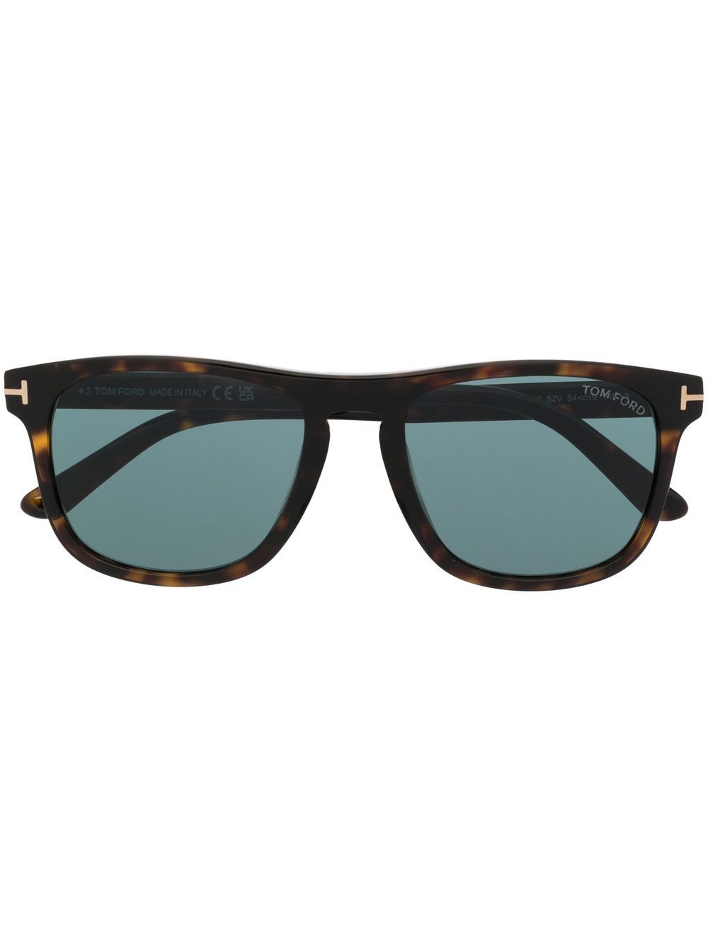 TOM FORD Eyewear Gerard-02 Wayfarer 镜框太阳眼镜 - 褐色