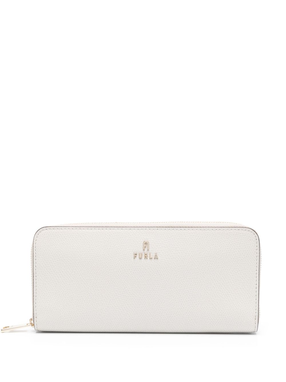 Furla Camelia logo皮质钱包 - 白色
