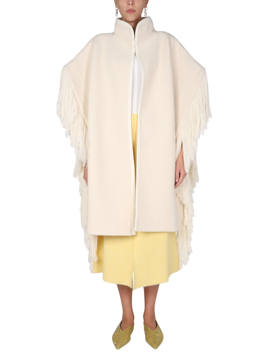 Jil Sander 提花斗篷