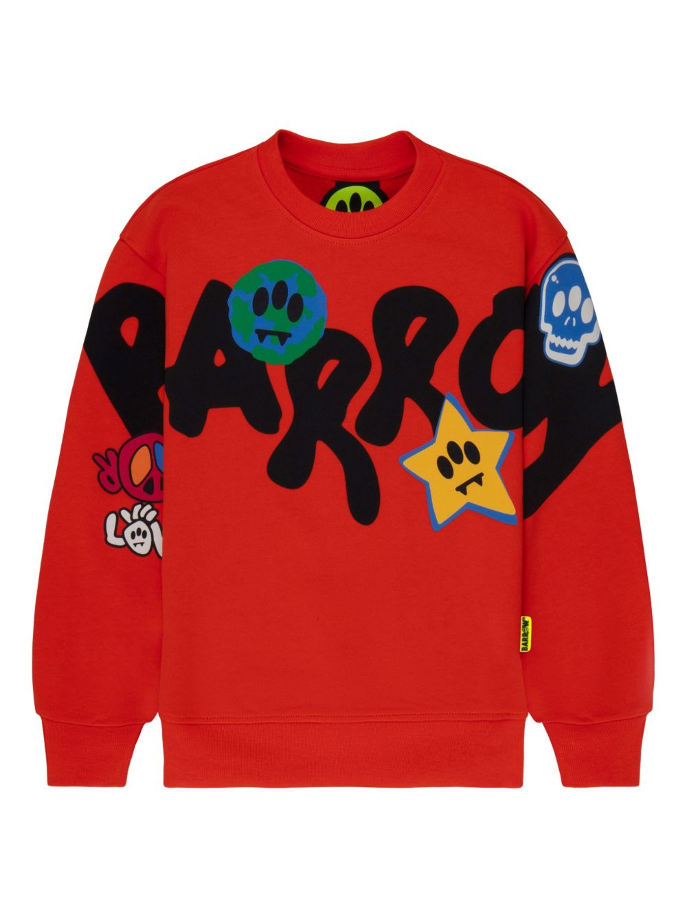 Barrow kids logo印花卫衣 - 红色