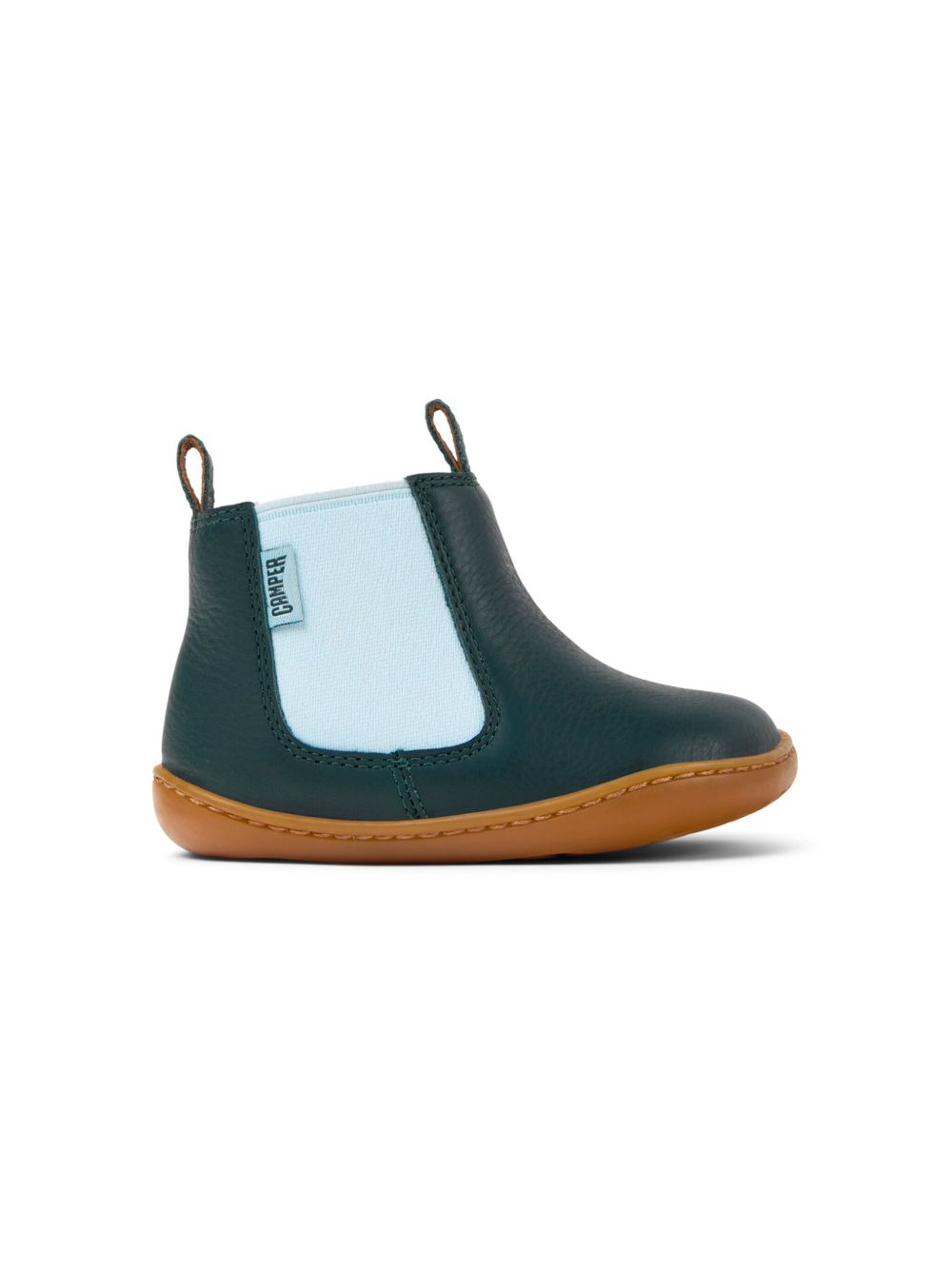 Camper Kids Peu Cami 短靴 - 绿色