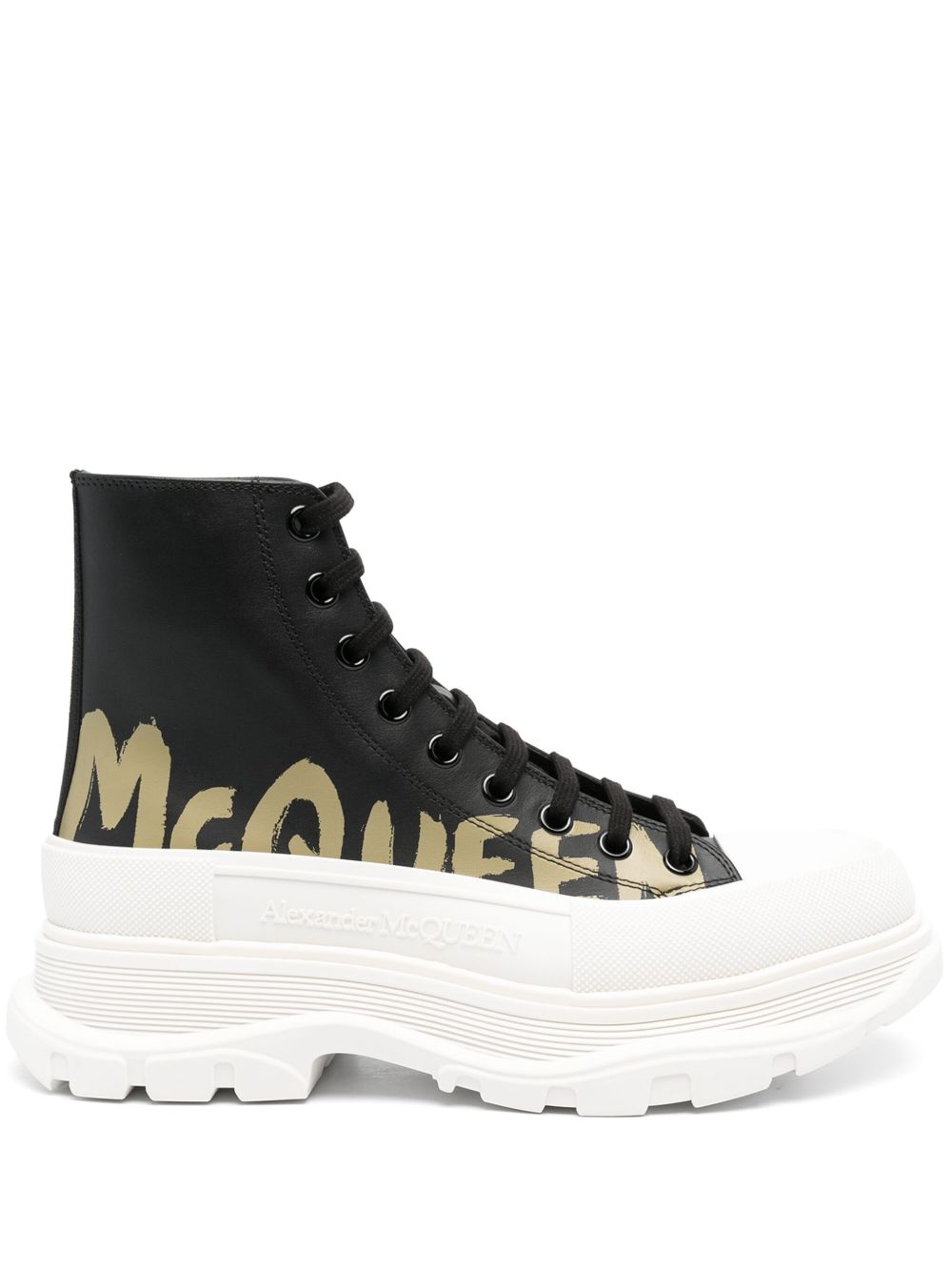 Alexander McQueen Tread Slick 运动鞋 - 黑色