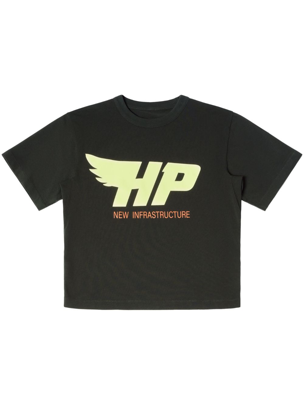 Heron Preston logo印花棉T恤 - 黑色
