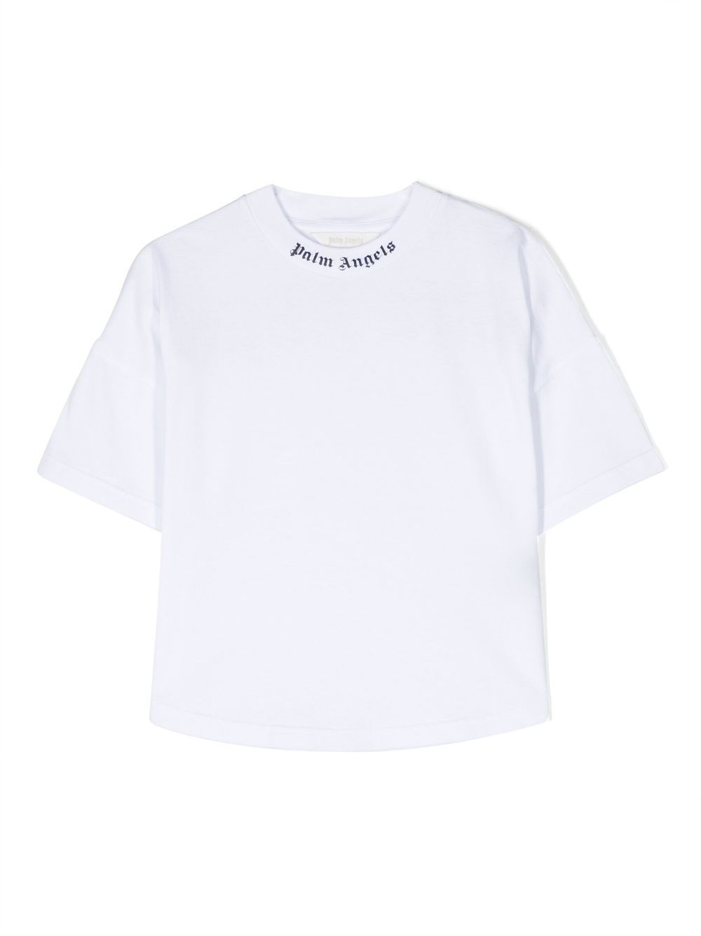 Palm Angels Kids logo印花宽松T恤 - 白色