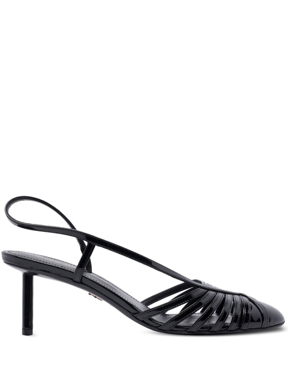 Ferragamo Strappy Decolleté 中跟鞋（6.5厘米） - 黑色