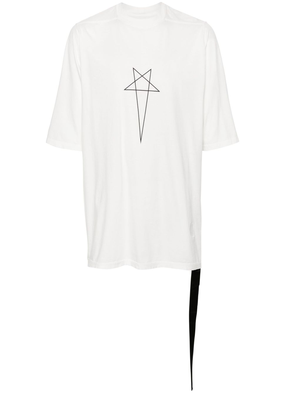 Rick Owens DRKSHDW Jumbo 棉T恤 - 白色