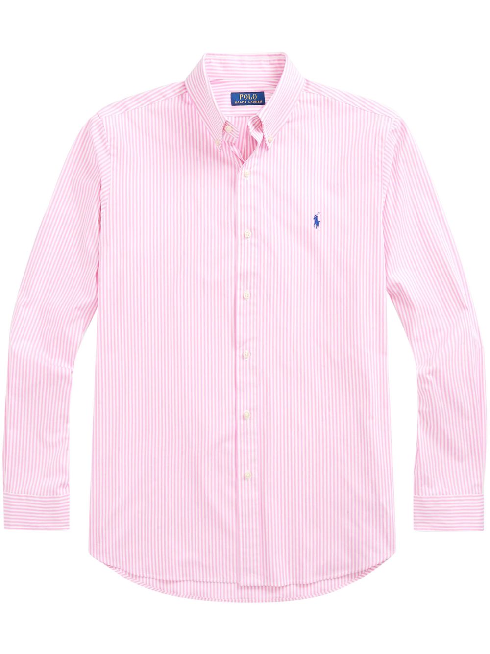 Polo Ralph Lauren 条纹府绸衬衫 - 粉色