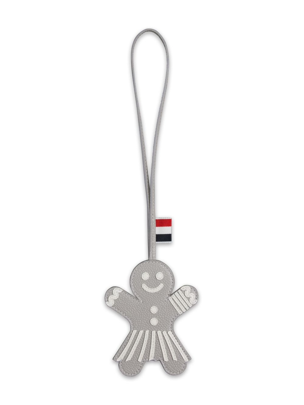 Thom Browne Mrs Gingerbread 吊坠 - 灰色